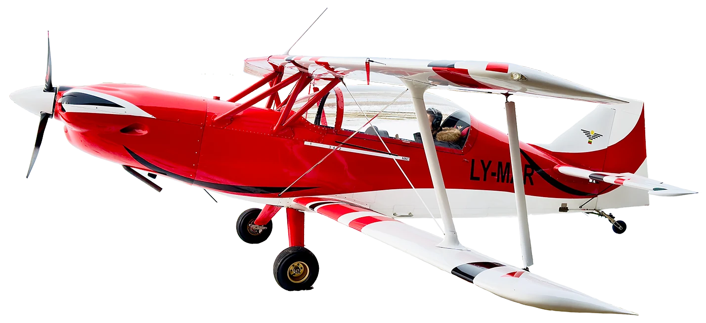 Ignalinos aerodromo ultralengvasis lėktuvas
